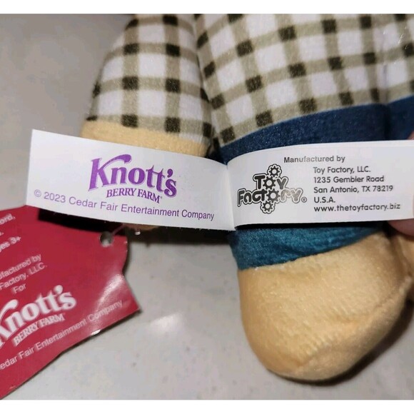 Knott's Berry Farm Ghost Town Alive! Sad Eye Joe 11 1/2" Plush NWT Game Prize - Picture 8 of 9